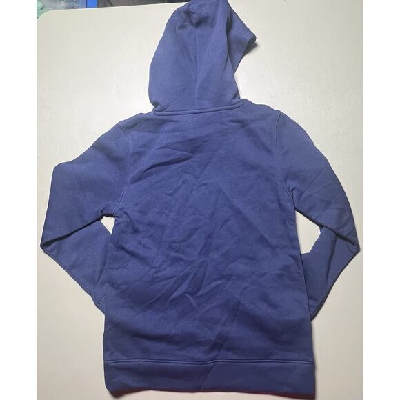 Under Armour Loose Hustle Fleece Hoody Boys YMD Blue - Picture 4 of 8